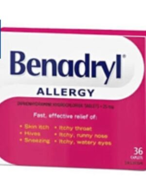 benadryl allergy