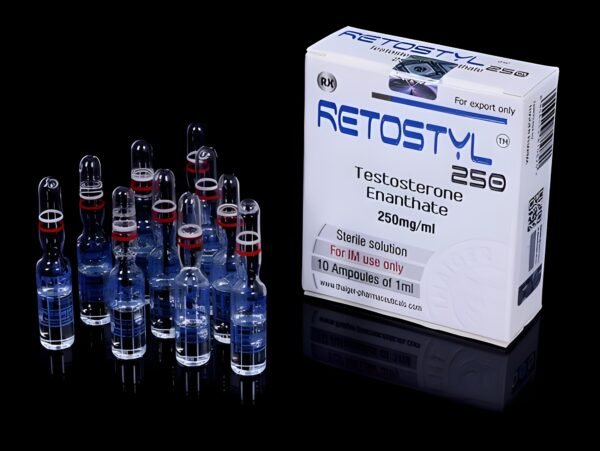 Testosterone Enanthate | Retostyl 250mg/ml x 10 x 1ml amps | Thaiger Pharma Testosterone Enanthate | Retostyl 250mg/ml x 10 x 1ml amps | Thaiger Pharma