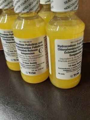 HYDROCODONE POLISTIREX AND CHLORPHENIRAMINE TRIS